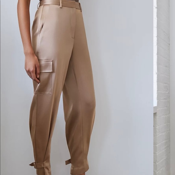 WORN ONCE-Babaton refined cargo pant- taupe - Picture 2 of 3